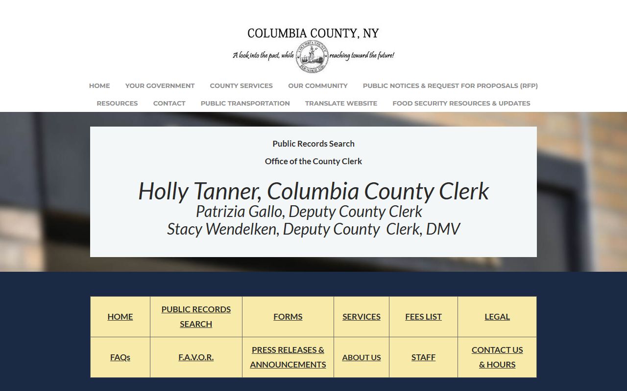 Columbia County public records search portal for Columbia County divorce records